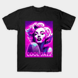 cool jazz neon color science fiction T-Shirt